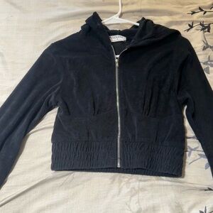 Zenana Outfitters Black Bomber Jacket